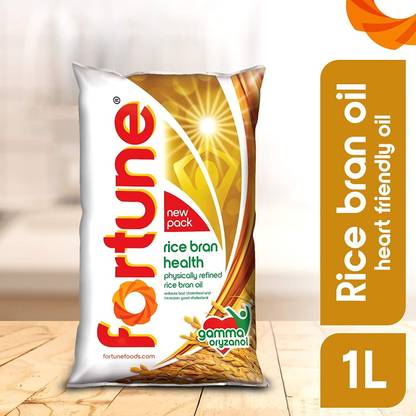 FORTUNE PACK OF 1 Rice Bran Oil Pouch