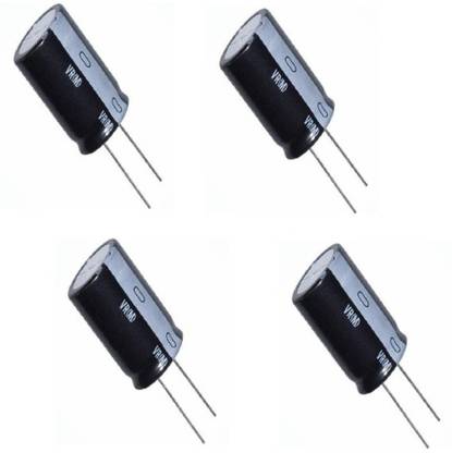 Technical hut 4 Pieces 150uF 450V Electrolytic Capacitor Electronic Components Electronic Hobby Kit