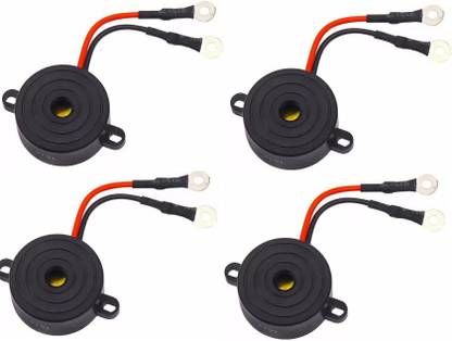 SAI ROBOTIC GENERIC PIEZO ELECTRONIC BUZZER ALARM 95 DB BEEPER WITH THIMBLE AND STRONG WIRES TO CONNECT CAR / BIKE AND SCHOOL PROJECT + 4 PCS Educational Electronic Hobby Kit
