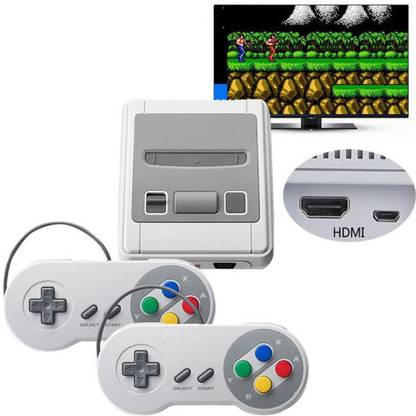 Ptc Mart 8-BIT Mini TV Video Game Set with 620 Inbuilt Video Games like Super Mario, Contra & many more Limited Edition (110V-220, not repeatable game) NA GB with Mario, contra, mighty boom jack, many more