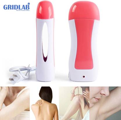 Gridlab Roll on Wax Hair Removal Wax Kit | Wax Warmer Machine(Roll on Wax Heater Machine), Wax Refill Cartridge, Wax Strip | Full Wax Kit for Hair Removing and Waxing for Women Wax Wax (150 g) Wax