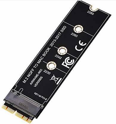 Buyyart SSD Convert Adapter Card 2.5 inch for MacBook Air Pro Retina 2013-2017 NVME/AHCI SSD Upgraded Kit for A1465 A1466 A1398 A1502 M2