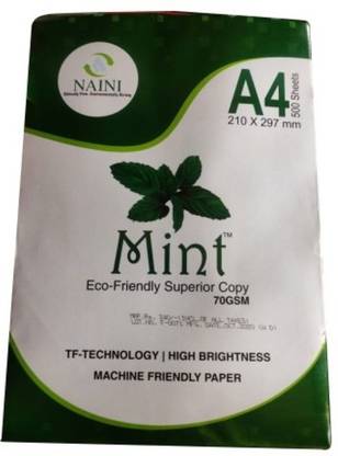 naini MINT UNRULLED A4 70 gsm A4 paper