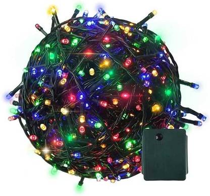 URO-365 70 LEDs 50.8 m Multicolor Color Changing, Flickering, Steady Christmas Tree Rice Lights