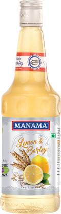 MANAMA Lemon and Barley Syrup, Mixer for Mocktails and Cocktails 750ML