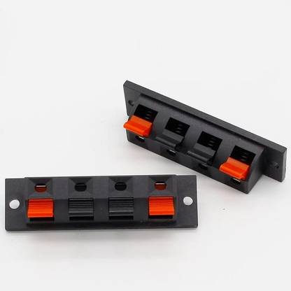 MERKEL 10 Pcs / Audio Speaker 4-Way Connectors Speaker Wire Connector Jointer Terminal 4 Pole External Jack Speaker Amplifier Wire Clip 4 Locking Wire Connector