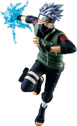 PLA Giftmart Sharingan Hatake Kakashi Model Toy Chidori Naruto Action Figure