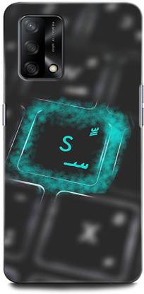 GRAFIQE Back Cover for OPPO F19 CPH2219 S, S LETTER, S ALPHABET, S DESIGN
