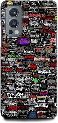 INDICRAFT Back Cover for OnePlus Nord 2 ROCK BAND, BANDS, LOGOS, TEXTURE, COLORFUL