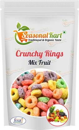 Seasonal Kart Breakfast Cereal, Fruit Rings, [Mix Fruit Loops Flavoured, Pouch