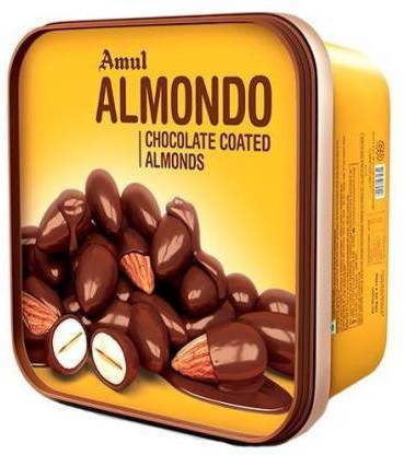 Amul ALMONDO CHOCOLATE COATED ALMONDS Bars