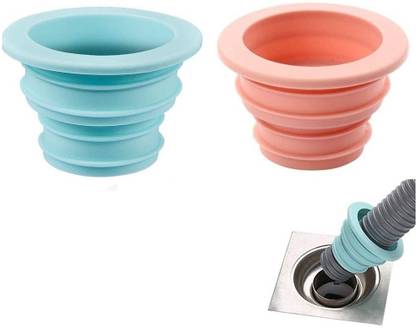 HEXONIQ Kitchen Sink Plastic Push Down Strainer