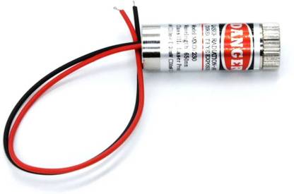 robotism Red Point Laser Module MXD1230 12mm 5mW Point Spot Size Adjustable Laser Light Electronic Hobby Kit