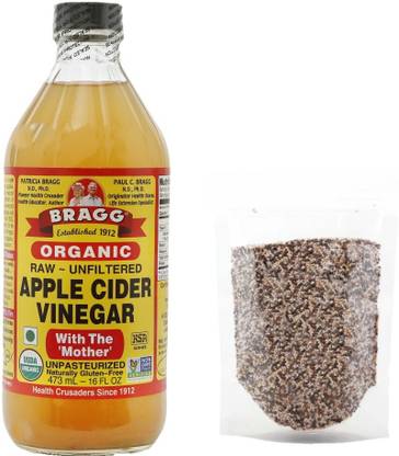 Bragg chia seed 100g with Apple Cider Vinegar 473ml (100g + 473ml) Combo