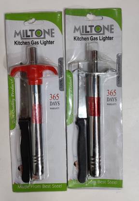 MILTON Silver Gas Lighter