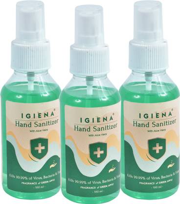 Igiena  Mist Pack of 3 Hand Sanitizer Bottle