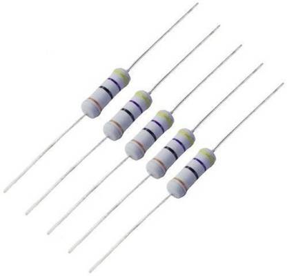 gobagee 1K Ohms 1 Watt 5% 5pcs Carbon Film Resistor -Set of 5 Fixed Resistor