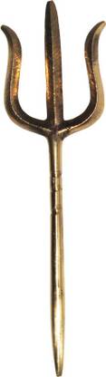 cool boss Thirisoolam, Small, 15cm, Trisul for Pooja Dance, Idol, Metal, Trishul Weapon, Handmade trishoolam Original Decorative Showpiece  -  15.5 cm