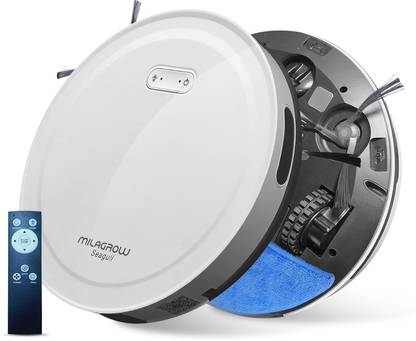 Milagrow Seagull Prime Robotic Floor Cleaner (WiFi Connectivity, Google Assistant and Alexa)
