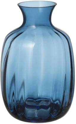 IKEA Vase, blue, 21 cm. Stoneware Vase
