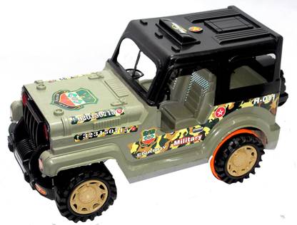 WOW Toys-Delivering Joys of Life Jeep Toy || Car Model|| Jumbo Big Size||Monster Racing Jeep||Pretend War & Action Toy for Kids|| Friction Powered|| Pack of 1|| 45 cm