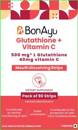 bonayu Glutathione + Vitamin C Mouth Dissolving Strips