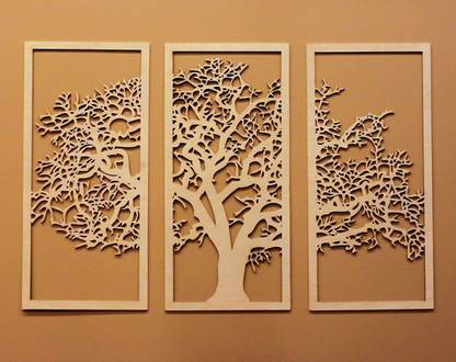 LAVNIK Wall Art ,Tree Wall Art Frames 3 Panel Set, Wall Decor Tree Design- Beautiful Living Room Decor - Stunning Modern Art, Wall Hanging Art For Living Room, Hall, Guest Room_big