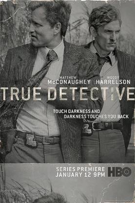 Smoky Design true detective woody harrelson matthew mcconaughey monochrome Wallpaper Poster