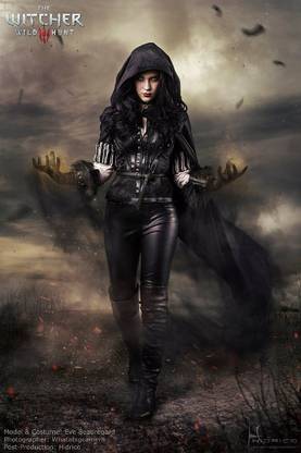 Smoky Design cosplay yennefer of vengerberg eve beauregard the witcher 3 wild hunt Wallpaper Poster