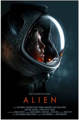 Smoky Design alien movie poster Wallpaper Poster
