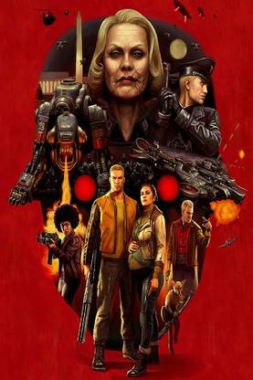 Smoky Design games posters wolfenstein wolfenstein ii the new colossus Wallpaper Poster