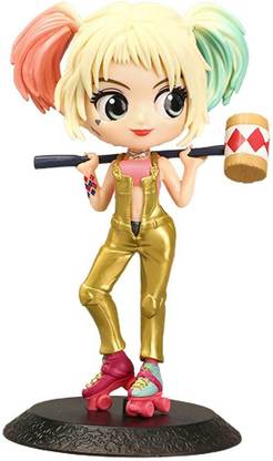 kawaii kart Harley Quinn Action Figure Birds Of Prey Version Doll Q-Style Figure (Size - 15 cm)