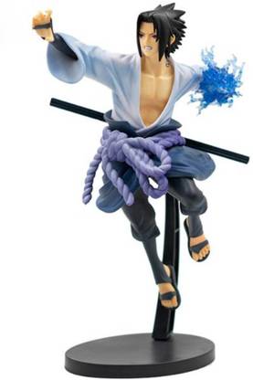 kawaii kart Naruto Shippuden Uchiha Sasuke Action Figure Vibration Stars Ver.2 (Size - 24 cm)