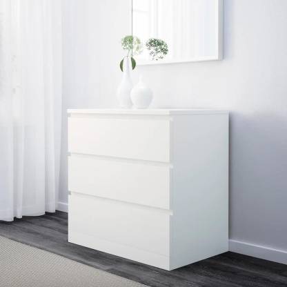 Ikea Malm Chest Of 3 Drawers Engineered, Hemnes White Dresser 3 Drawer