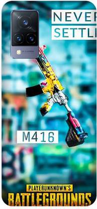 itrusto Back Cover for vivo V21 5G, vivo V21 5G PUBG M416 BACK COVER
