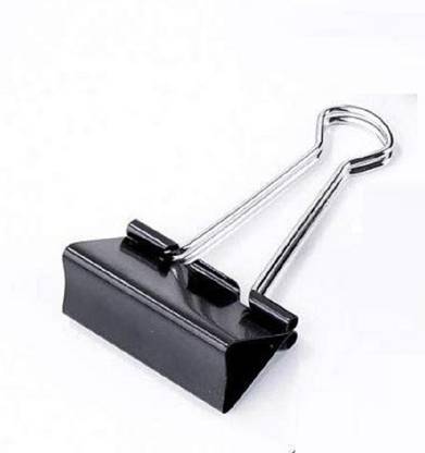 JSMSH Binder Clips Small (19 mm) Paper Holding Capacity Files Organized and Secure(Pack of-36) 19mm Metal Binder Clip