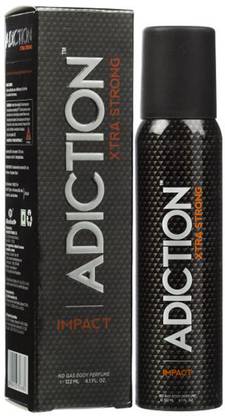 ADICTION Impact Xtra Strong No Gas Body Perfume 122ml Body Spray  -  For Men & Women