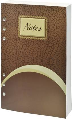 R H lifestyle A5 Size Planner Refill, 6-Hole Ruled Natural Sheet for Loose PAPER Binder Notebook A5 Planner YES 320 Pages