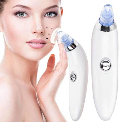 HeyNaari Blackhead Remover Vacuum Suction Machine (Pack Of 4) Facial Cleanser System & Brush