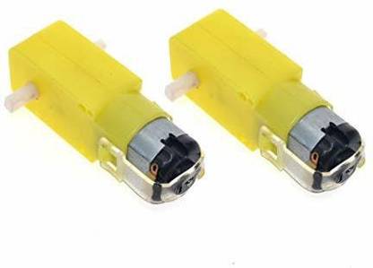 ERHIndia 2 PcsBO Motor Dual Shaft Smart Gear Motor Power Supply Electronic Hobby Kit