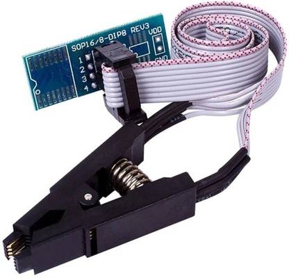 Robocity Sop8 Programmer clip for eeprom flash clipFor TL866ii plus/TL866CS/A EZP2010/2013 RT809F/H adapter Programmer Electronic Hobby Kit Micro Controller Board Electronic Hobby Kit