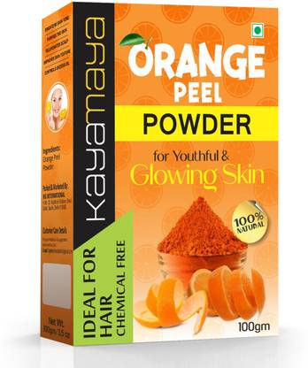 Kayamaya Orange Peel Powder For Glowing Skin & Removing Pimples, Scars & Boosten Collagen
