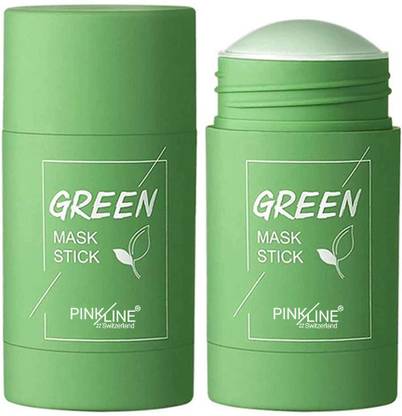 Pink line Green Mask Stick