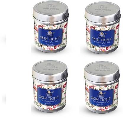 RESOUL pace of 4 " pSKIN TIGHT Skin Tightening Organic Face Pack For Removes The Lines Of Aging , Dullness & Gives Natural Glow To The Skin "