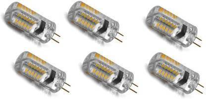 M2 LOOK 2.5 W Standard G08 LED Bulb (White, Pack of 6) Flash