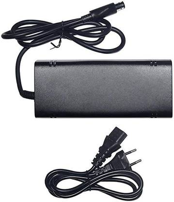 gamnik Xbox 360 E Power Supply Brick with Power Cord, AC Adapter Power Supply Charge for Microsoft Xbox 360 E Console, 100-240V Auto Voltage, New Cooling System Low Noise Safty Easy to Use Gaming Adapter