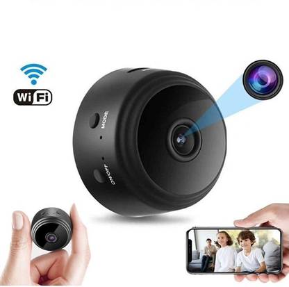 SIOVS Mini Home Security Camera Audio and Video Live Feed WiFi with Cell Phone App Wireless Recording 1080P HD Smart Cam Wireless Night Vision Security Camera