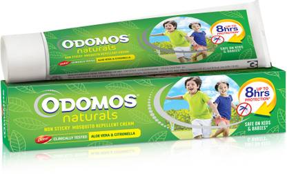 Odomos Naturals Non Sticky Mosquito Repellent Cream Buy Baby Care Products In India Flipkart Com