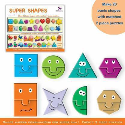 ToyKraft SUPER SHAPES PUZZLES
