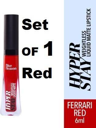 BLUE HEAVEN Elegance matte Lip Color - Red (6ml)